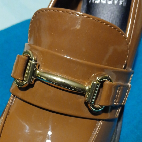 Steve Madden Milk Chocolate Platform Loafers - Picture 6 of 9